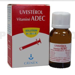 Uvestrol vitamine A.D.E.C. solution buvable 20 ml