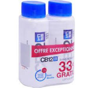 CB12 Bain de bouche menthe 250ml lot de 2