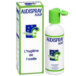 Farmahope  Audispray adulte solution d'eau de mer hypertonique spray sans  gaz nettoyage de l'oreille 50 ml Pharmacie en ligne