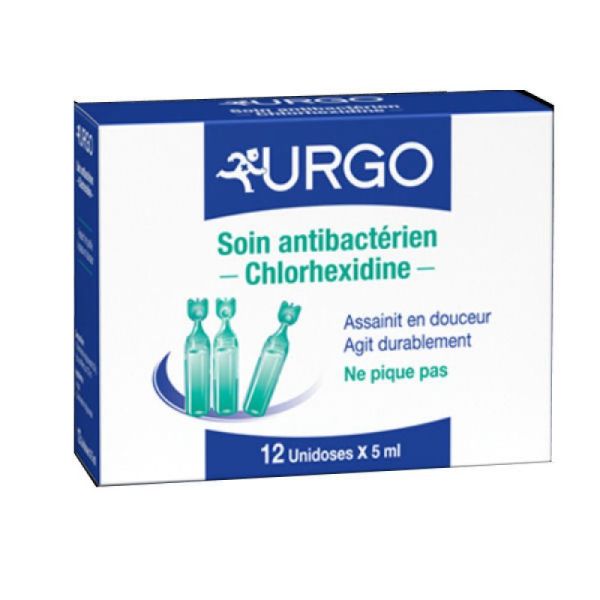 URGO Solution antiseptique de chlorhexidine à 0,2 %, 12 unidoses