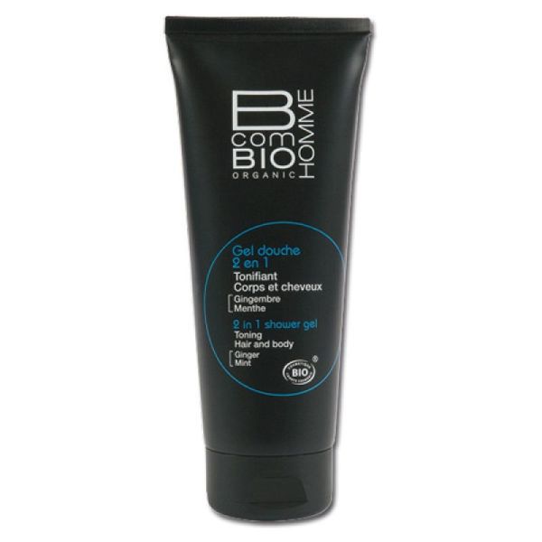 BcomBio HOMME Gel Douche 3 en 1 Tonifiant 200ml