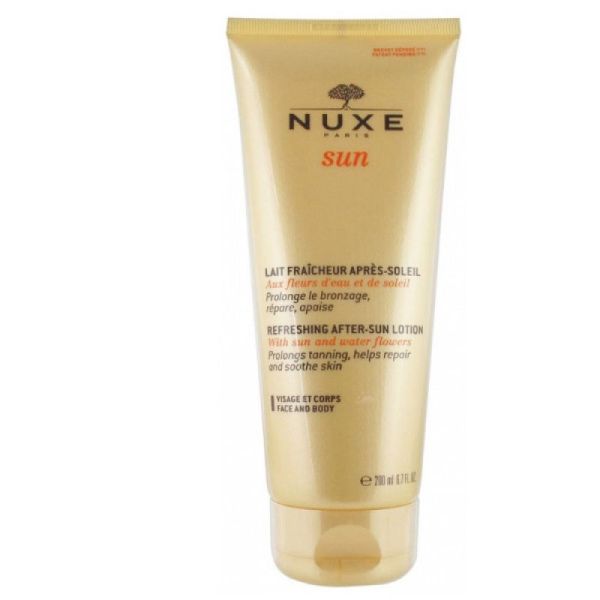 Nuxe Sun Lait Fraîcheur Après-Soleil Visage et Corps 200 ml