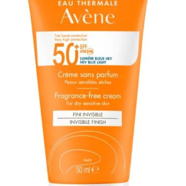 Avene Crème Solaire 50+ Sans Parfum