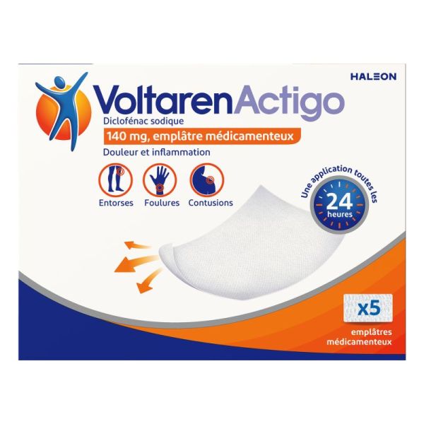 Voltarenactigo Emplatres Sac 5