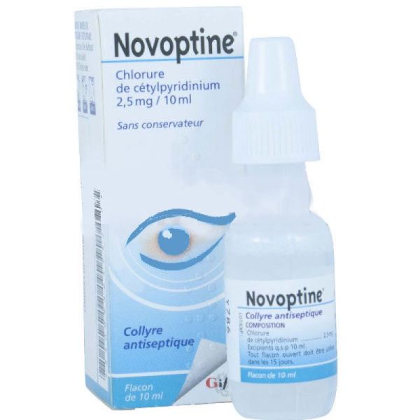 NOVOPTINE 2,5 mg/10 ml, collyre en flacon