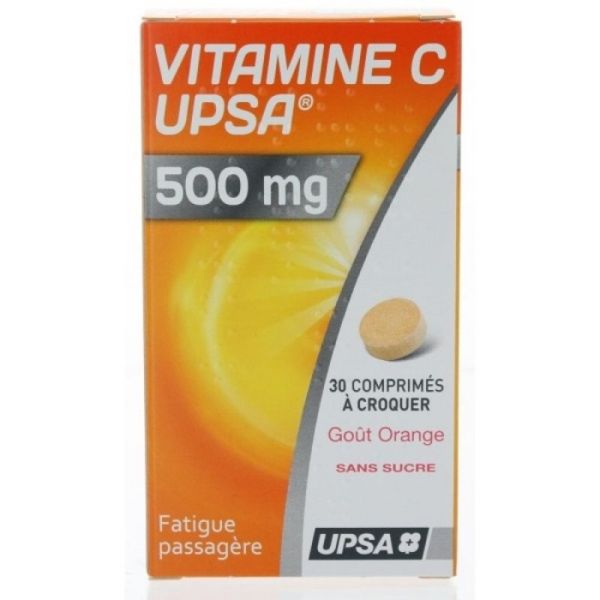 Vit C Upsa 500mg a Croquer Cpr 15x2