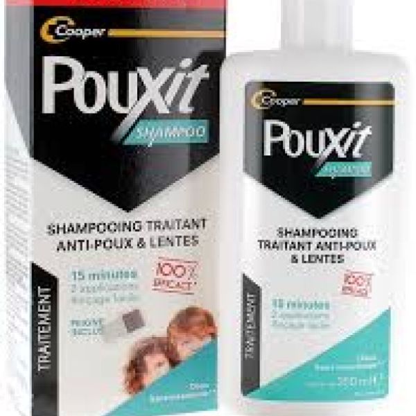 POUXIT shampooing anti-poux 200ml+peigne