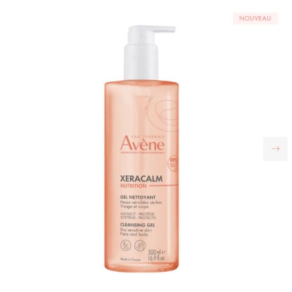 Avene Xeracalm Nutrition Gel Nettoyant 500mL