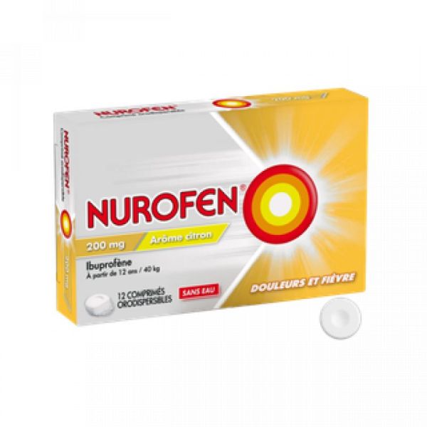 Nurofen 200mg Citron Orodisp 12 Cpr