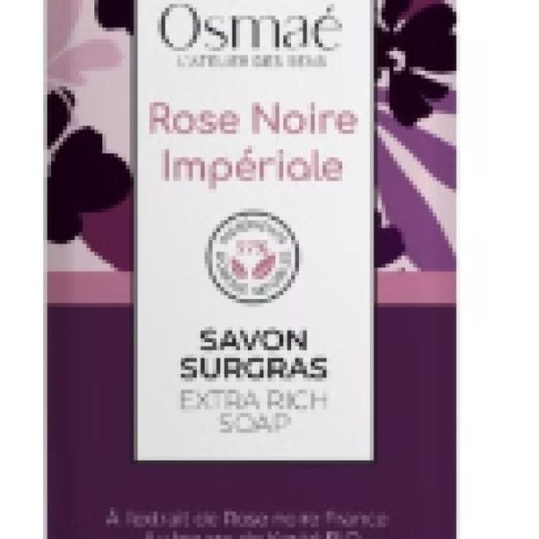 Osmaé Savon Surgras Rose Noire Impériale Pain 100 G