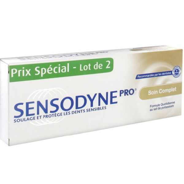 Sensodyne Pro Soin Complet Lot de 2 x 75 ml