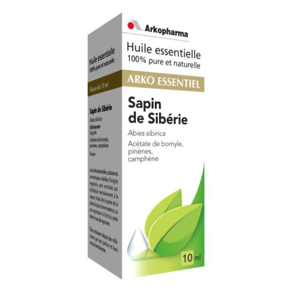 Arkopharma Arko Essentiel Huile Essentielle de sapin de Sibérie 10ml