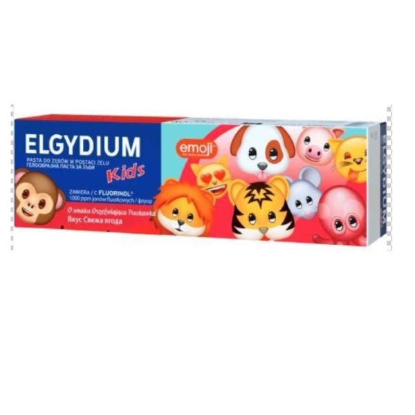 Elgydium Dentifrice Fraise Givrée "emoji" 3/6 ans 50ml