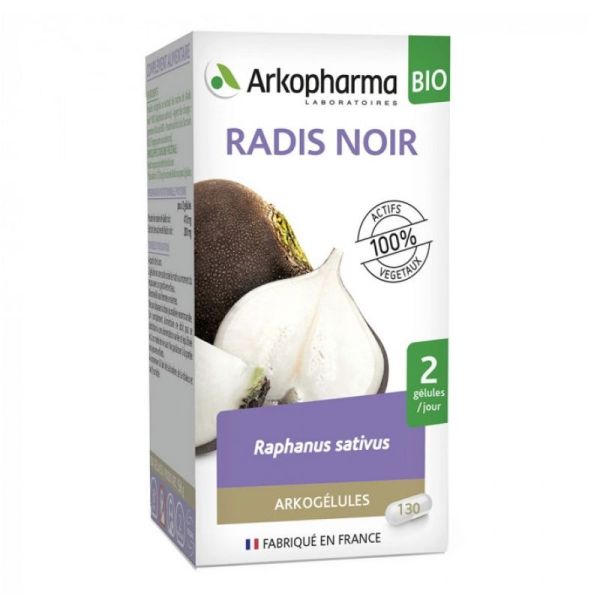 ARKOPHARMA RADIS NOIR BIO 130 GELULES ARKOGELULES