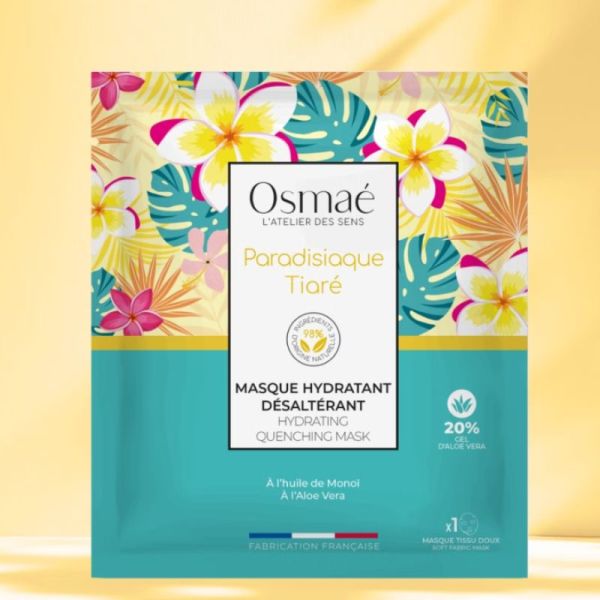 Osmaé Masque Hydratant Désatérant Paradisiaque Tiaré
