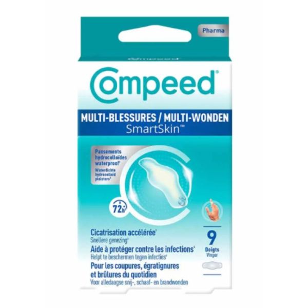 Compeed multi-blessures 9 pansements Doigts