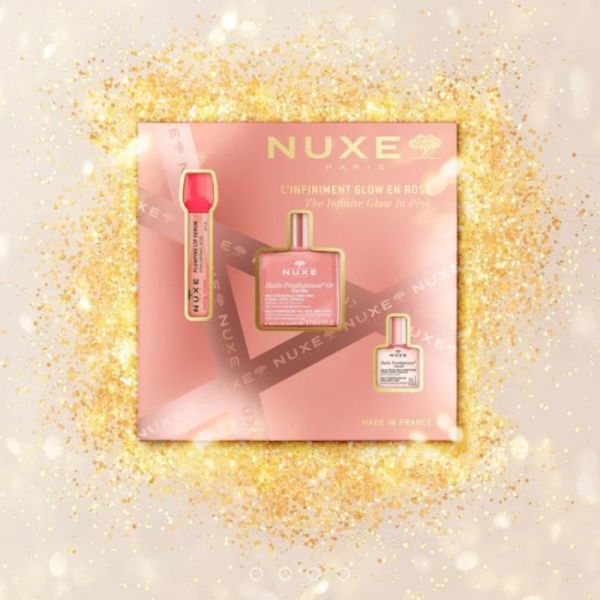 Nuxe Coffret Noël L'Infiniement Glow en Rose