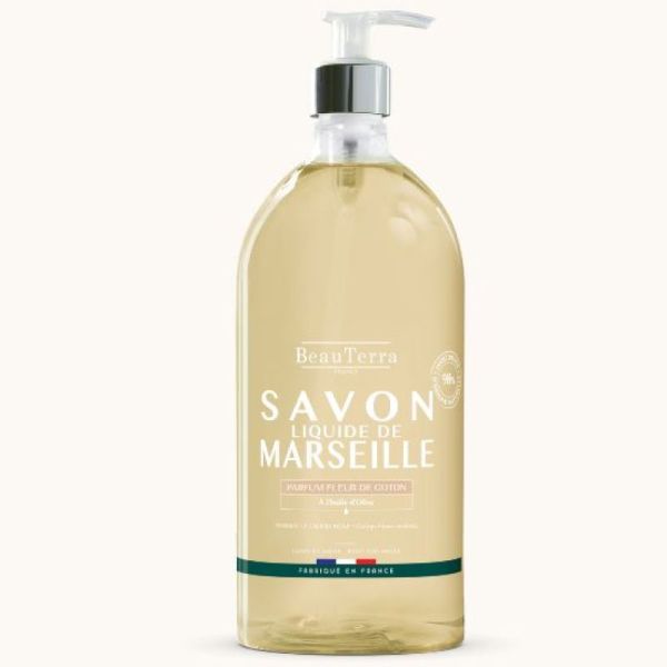Savon Liquide de Marseille Fleur de Coton 1L