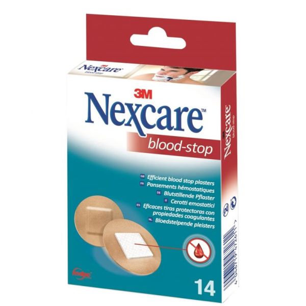 3M Nexcare Blood-Stop boite de 14 pansements