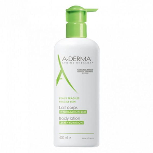 A-DERMA LAIT CORPS HYDRATANT LES INDISPENSABLES - 400 ml