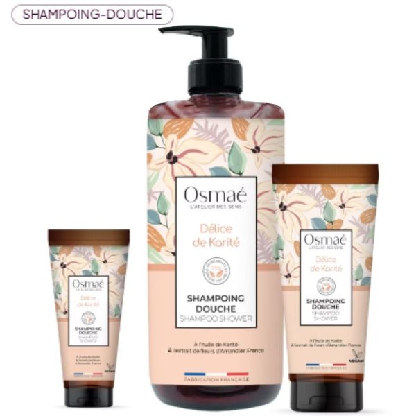 Osmae Shampoing Douche Delice Karite 1L