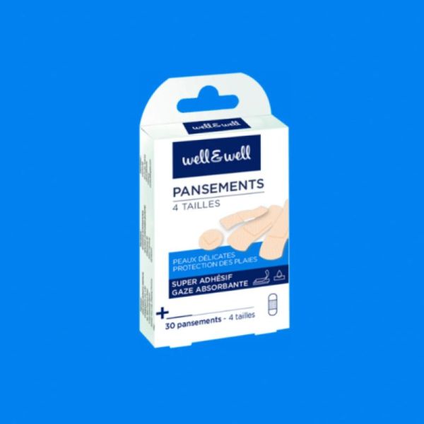 Well & Well Pansements 4 tailles x30