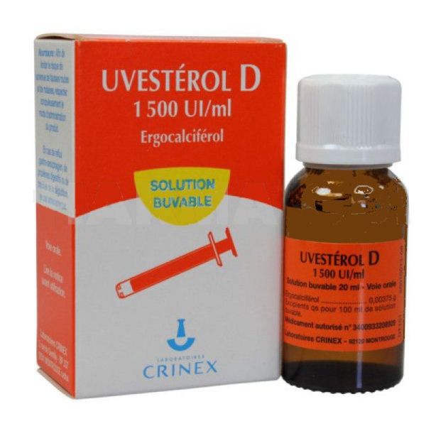 Uvestrol D 1500 UI/ml, solution buvable 20 ml