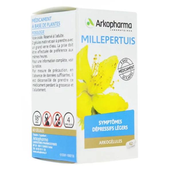 Arkogelules millepertuis 42 gélules