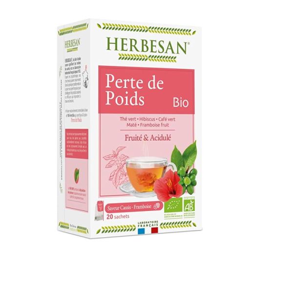 HERBESAN Infusion perte de poids bio 20 sachets