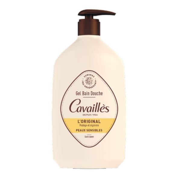 Cavaillès L'original Gel Surgras Bain et Douche liquide 1L