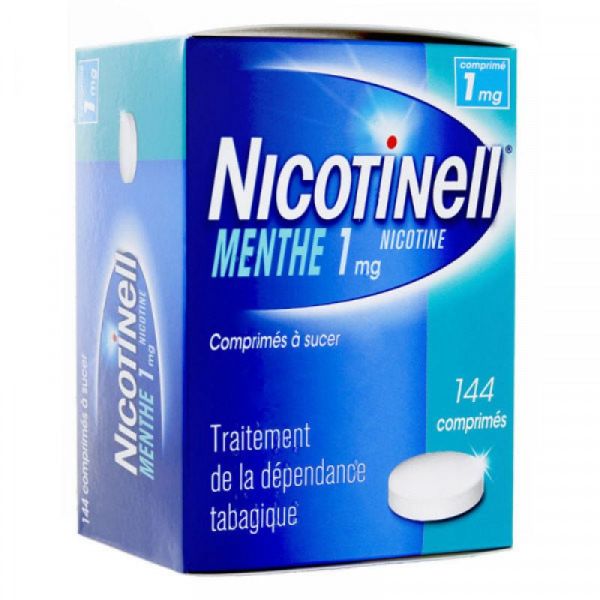 Nicotinell 1mg menthe 144 comprimés