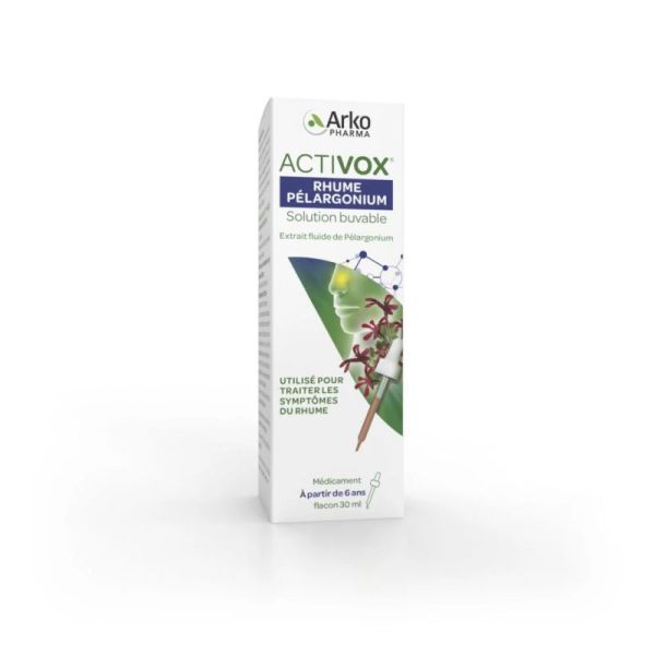 Activox pelargonium rhume 30ml