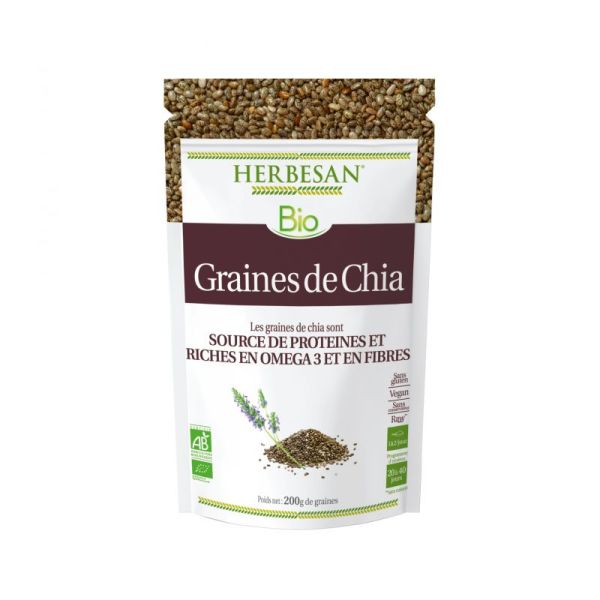 Herbesan Graines de Chia Bio 200g