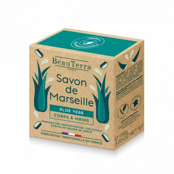 Beauterra Sav Marseille Aloe Vera 100gr