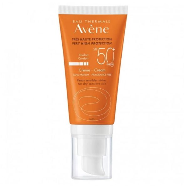 Avène Solaire Crème SPF 50+ Sans Parfum 50 ml