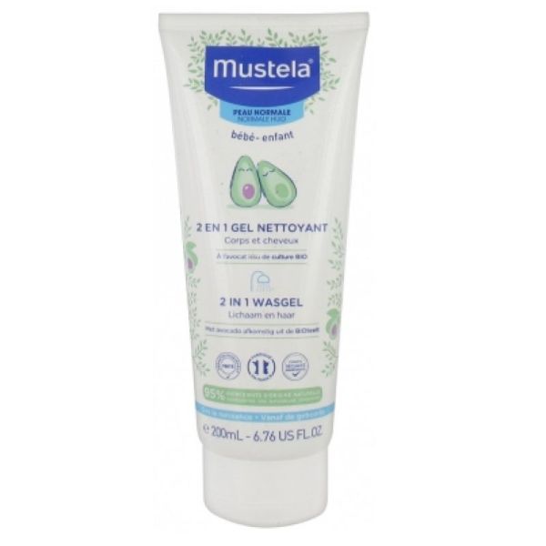 Mustela Gel Nettoyant 2 En 1 tube 200ml