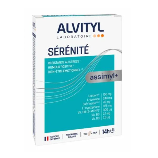 Alvityl Assimyl+ Sérénité 30 comprimés