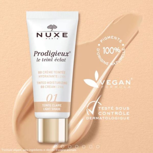 Nuxe Prodigieux BB crème teintée - Teinte claire 01