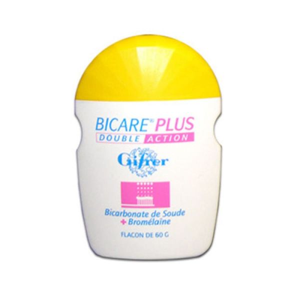 BICARE PLUS Bicarbonate de soude + Bromélaine Fl/60g (3401373541324) 