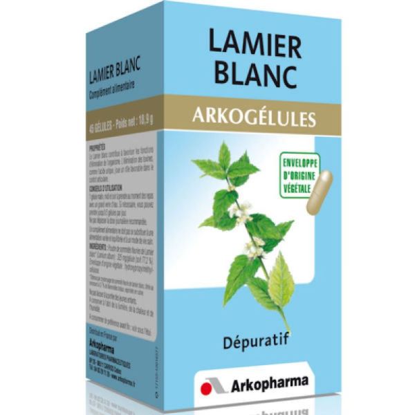 Arkopharma Arkogélules Lamier Blanc 45 gélules