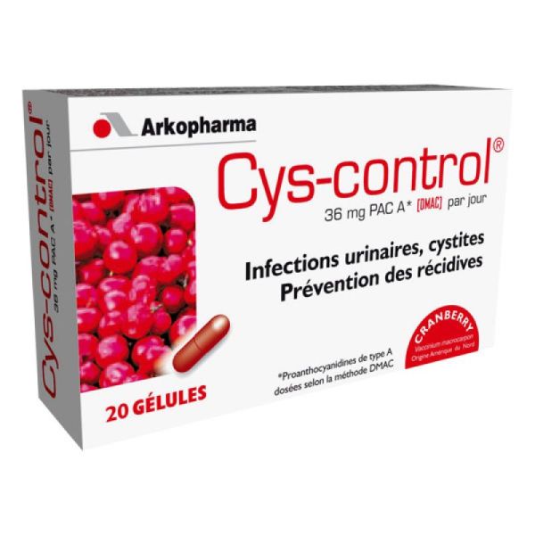 Arkopharma Cys-control 20 Gélules