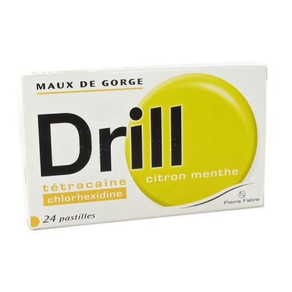 DRILL CITRON MENTHE, pastille