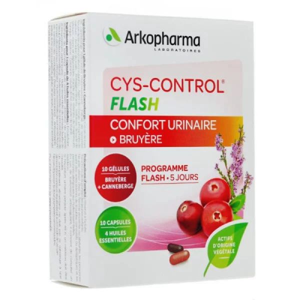 Arkopharma Cys Control flash 36 mg 20 gélules