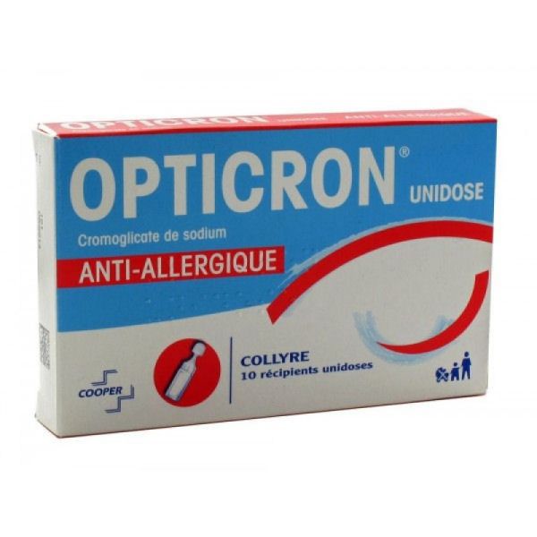 OPTICRON UNIDOSE, collyre en récipient unidose