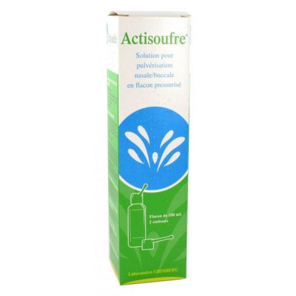 ACTISOUFRE, solution pour pulvérisation nasale et buccale