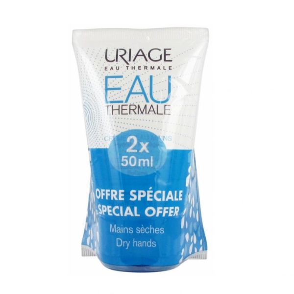 Uriage Crème mains Eau thermale 2x50ml