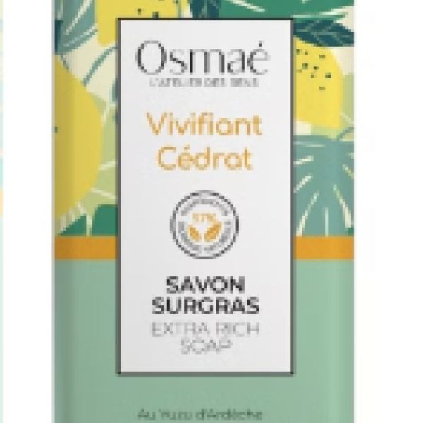 Osmaé Savon Surgras Vivifiant Cédrat Pain 100G