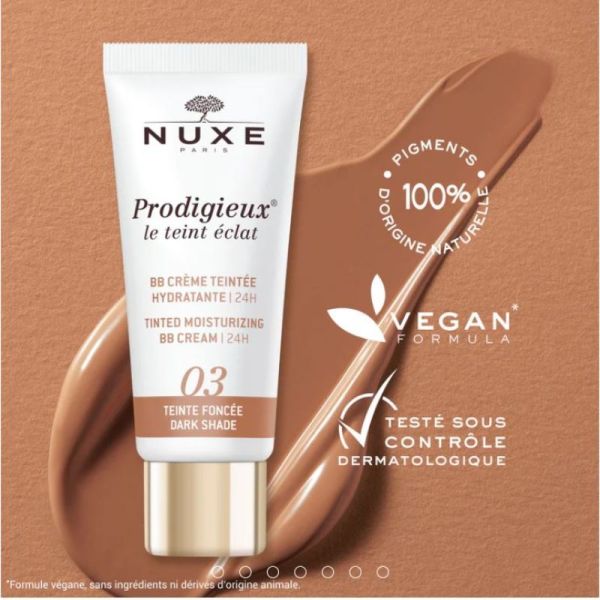 Nuxe Prodigieux BB crème teintée - Teinte foncée 03