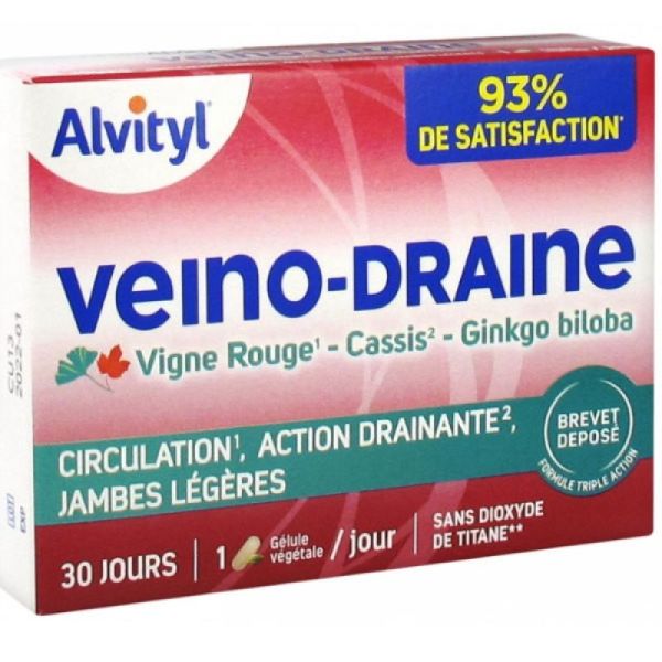 Alvityl Veino-Draine 30 Gélules