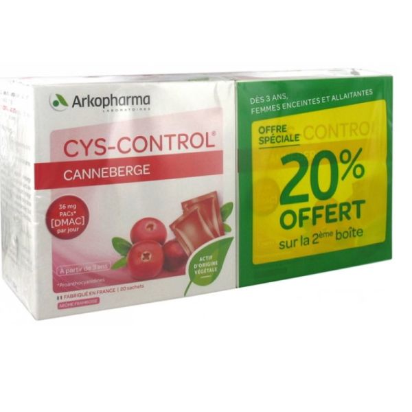 Cyscontrol Pdr Compl Ali 20sac Lot De 2